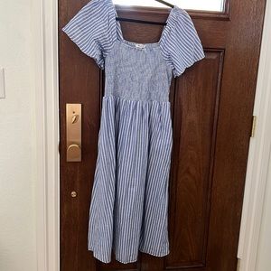 EUC Madewell Striped Dress